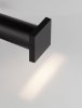 Oprawa wpuszczana kinkiet LED czarna kwadratowa minimalistyczna nowoczesna IP67 TENAVIA LE75342 Luces Exclusivas